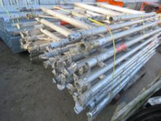 LARGE QUANTITY OF ALUMINIUM SCAFFOLD TOWER PARTS. SOLD UNDER THE AUCTIONEERS MARGIN SCHEME, THEREFO