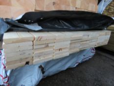 SMALL PACK OF FENCE CLADDING TIMBER BOARDS, UNTREATED. SIZE: 2.0M LENGTH, 120MM WIDTH X 20MM DEPTH A