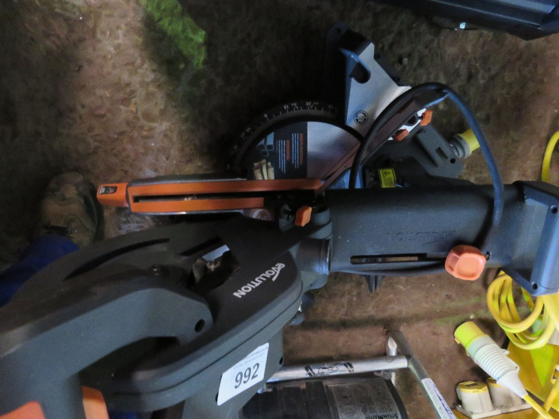 COMPOUND MITRE SAW, 110VOLT. - Image 2 of 3