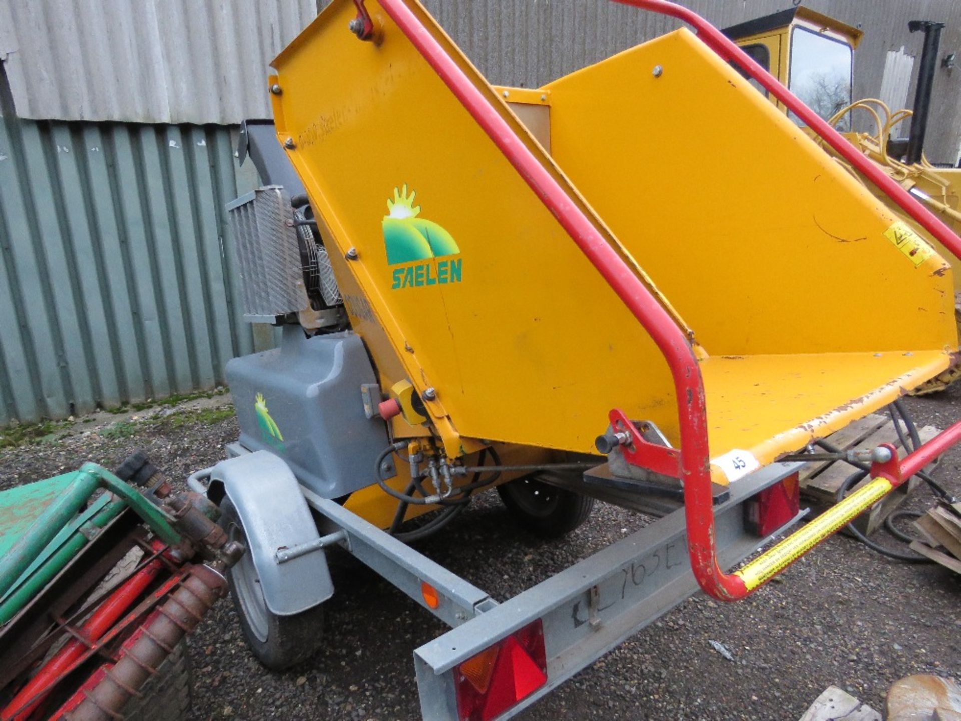 SAELEN COUGAR DR17 EVO DIESEL ENGINED CHIPPER, YEAR 2011. 251 REC HOURS. SN:11101. WHEN TESTED WAS S