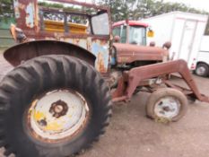 FORDSON POWER MAJOR TRACTOR WITH LOADER. NO LOG BOOK. BEEN STANDING FOR MANY YEARS. UNTESTED. THIS L
