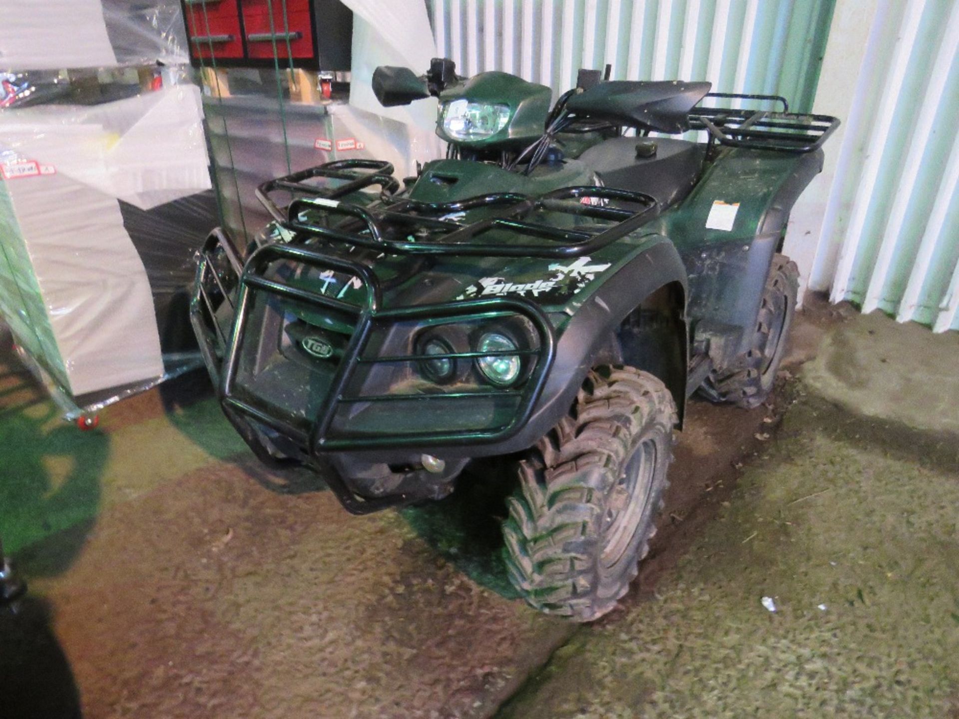 TGB/QUADZILLA BLADE 500SL SELECTABLE 4WD QUAD BIKE, YEAR 2015 APPROX, 970 REC MILES APPROX. WHEN TES