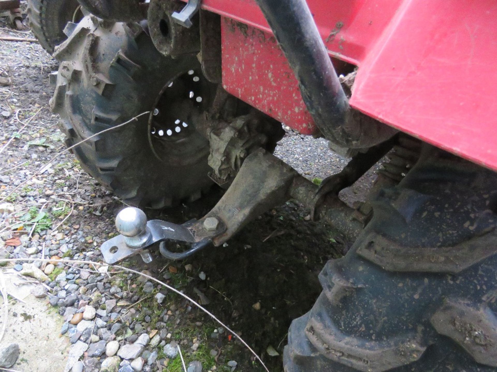 HONDA 2WD QUAD BIKE, RECENT TYRE REPLACEMENT. WHEN TESTED WAS SEEN TO START, DRIVE AND STEER, BRAKES - Image 7 of 8