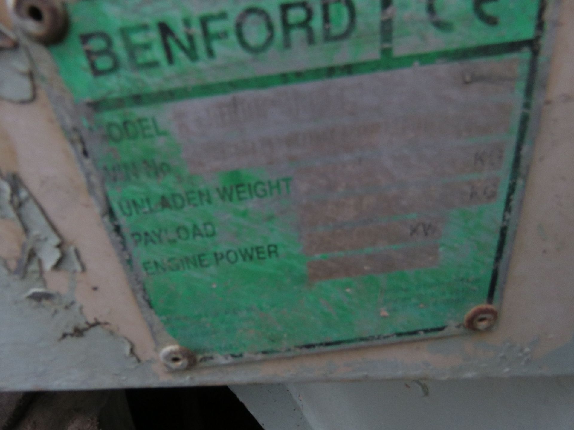 benford swivel skip 5 tonne dumper. when tested was seen to drive, steer, brake and tip. sn:SLBDN00E - Image 3 of 6