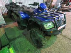 QUADZILLA CF500 SELECTABLE 4WD QUAD BIKE, YEAR 2015, 515 REC MILES. WHEN TESTED WAS SEEN TO DRIVE IN