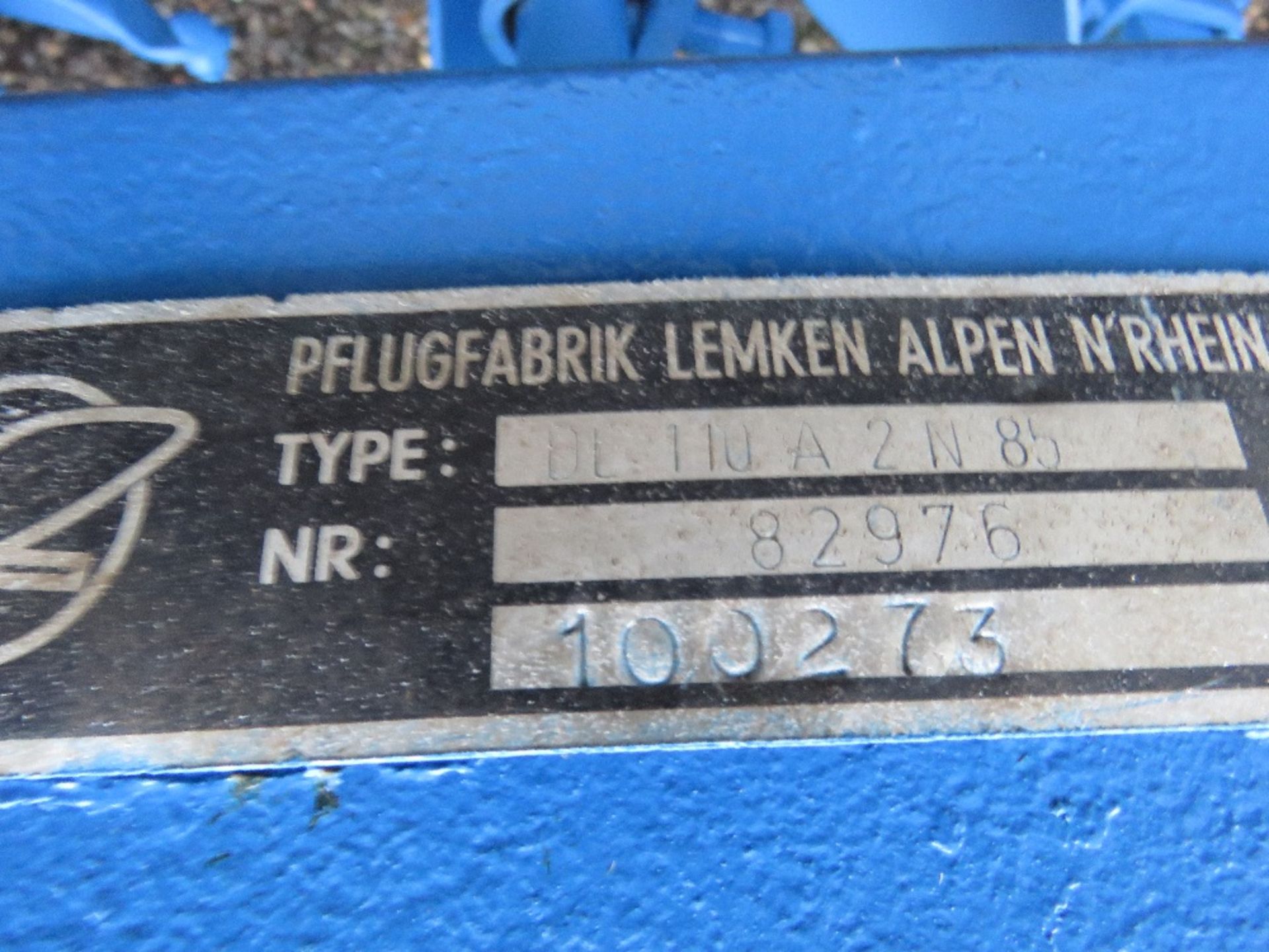 LEMKEN DI 110 3 FURROW REVERSIBLE PLOUGH. - Image 8 of 8