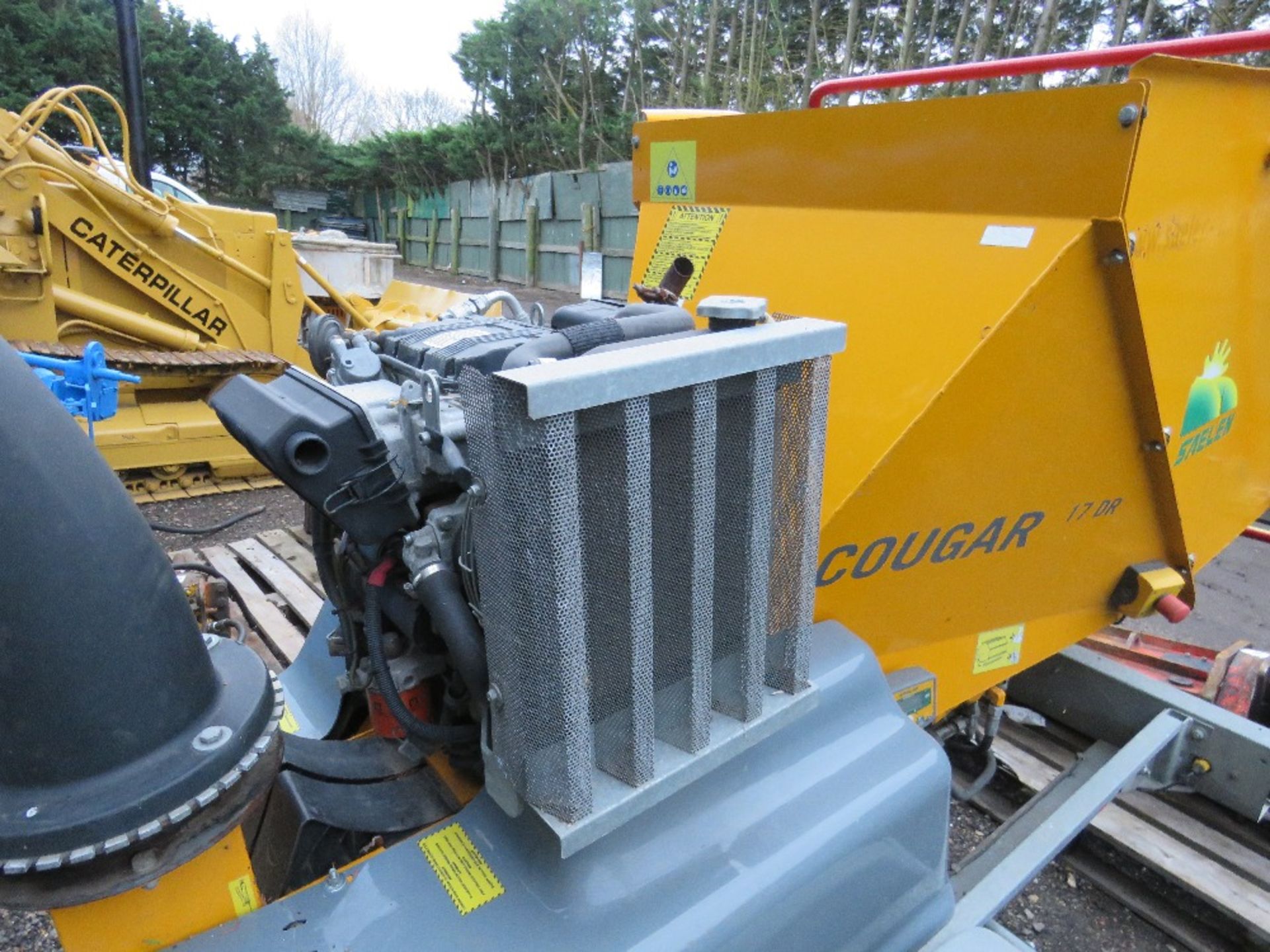 SAELEN COUGAR DR17 EVO DIESEL ENGINED CHIPPER, YEAR 2011. 251 REC HOURS. SN:11101. WHEN TESTED WAS S - Image 9 of 9