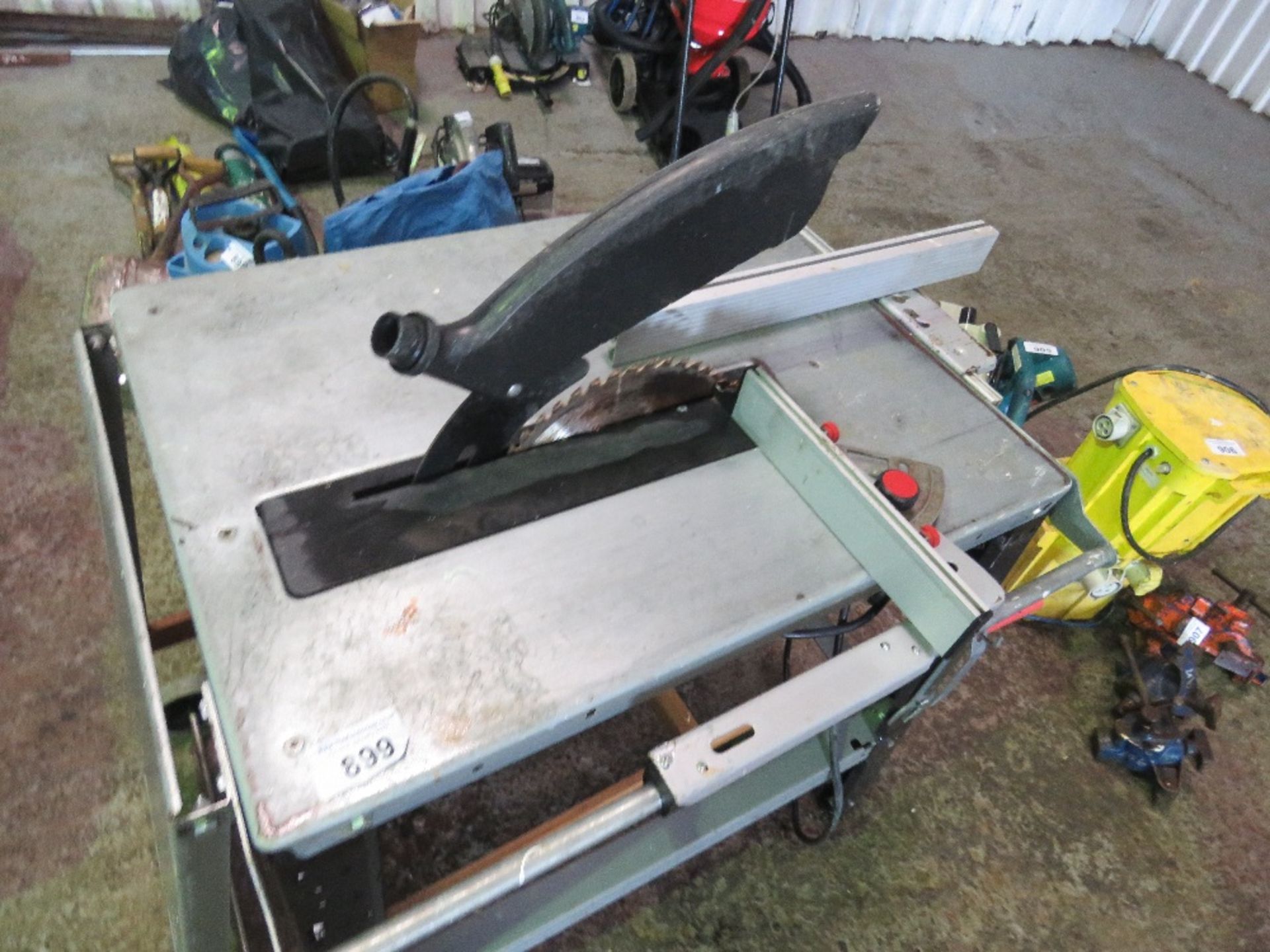 METABO TKHS 315M WOOD WORKING SAWBENCH, 110VOLT POWERED. RETIREMENT SALE. - Image 2 of 4