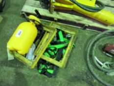 PRESSURE VESSEL, 2 X TROLLEYS PLUS HARNESS. NO VAT CHARGED ON THE HAMMER PRICE OF THIS LOT.