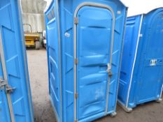 PORTABLE SITE TOILET. PLEASE SEE IMAGES FOR CONDITION AND TO SEE FITTED EQUIPMENT. THIS LOT IS SOLD