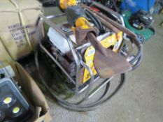 JCB HYDRAULIC BREAKER PACK WITH HOSE AND GUN.