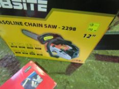 JOBSITE SMALL SIZED PETROL CHAINSAW.