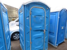 PORTABLE SITE TOILET. PLEASE SEE IMAGES FOR CONDITION AND TO SEE FITTED EQUIPMENT. THIS LOT IS SOLD