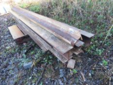 PALLET CONTAINING 8 X RSJ STEELS @ 10-13FT LENGTH APPROX. THIS LOT IS SOLD UNDER THE AUCTIONEERS MAR
