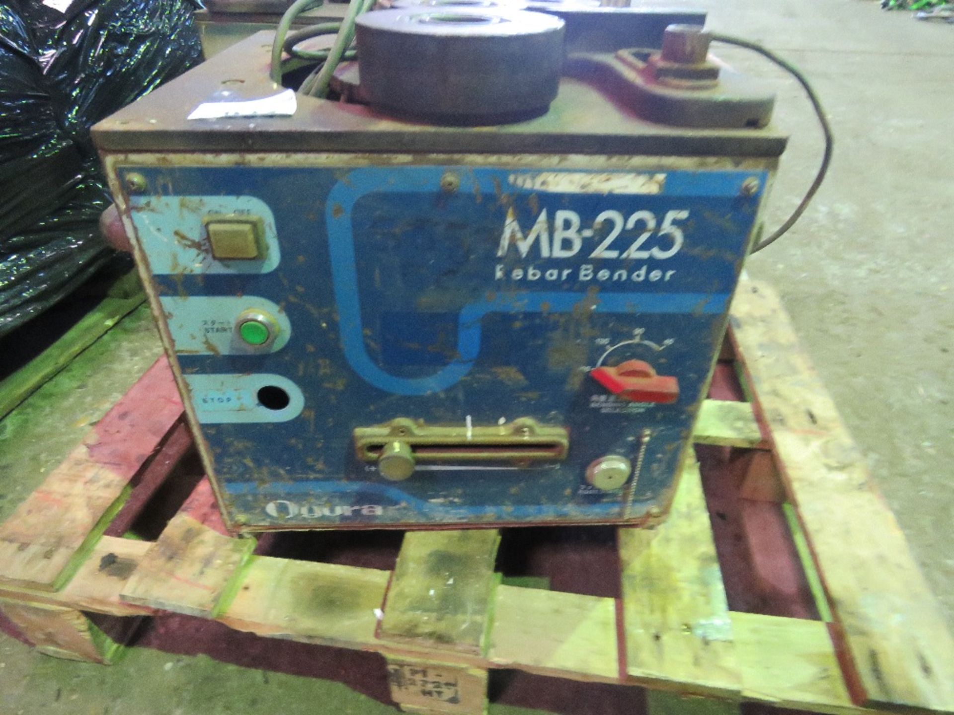 OGURA MB225 MAGNETIC REBAR BENDER WITH FORMS AS SHOWN, 110VOLT. - Image 2 of 5