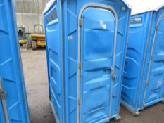 PORTABLE SITE TOILET. PLEASE SEE IMAGES FOR CONDITION AND TO SEE FITTED EQUIPMENT. THIS LOT IS SOLD