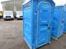 PORTABLE SITE TOILET. PLEASE SEE IMAGES FOR CONDITION AND TO SEE FITTED EQUIPMENT. THIS LOT IS SOLD