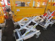 HYBRID HBP3.6 YELLOW BATTERY POWERED ACCESS PLATFORM, 3.6M MAX WORKING HEIGHT. PN:E04/10217. WHEN TE