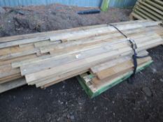 BUNDLE OF HARDWOOD PRE USED TIMBER FLOORING, 6FT - 9FT APPROX.
