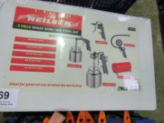 COMPRESSOR AIR SPRAYING/TOOL SET.