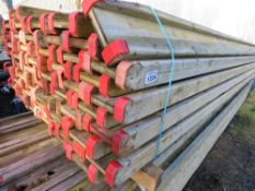 BUNDLE OF "I" BEAM WOODEN SHUTTERING BEAMS, 50NO APPROX IN THE BUNDLE, 4.9METRE LENGTH. ALSO SUITABL