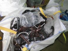 BULK BAG CONTAINING ASSORTED HORSE BRIDLES ETC. SOURCED FROM SADDLERY SHOP LIQUIDATION. THIS LOT IS