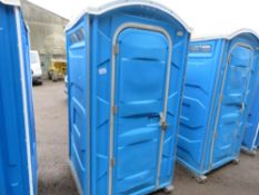 PORTABLE SITE TOILET. PLEASE SEE IMAGES FOR CONDITION AND TO SEE FITTED EQUIPMENT. THIS LOT IS SOLD