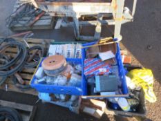 PALLET OF ASSORTED BUILDING SUNDRIES AND SEALANTS ETC. THIS LOT IS SOLD UNDER THE AUCTIONEERS MARGIN
