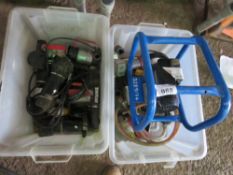 2 X BOXES OF ASSORTED TRANSFER PUMPS.