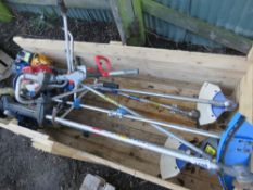 STILLAGE OF ASSORTED STRIMMERS FOR SPARES. THIS LOT IS SOLD UNDER THE AUCTIONEERS MARGIN SCHEME, THE