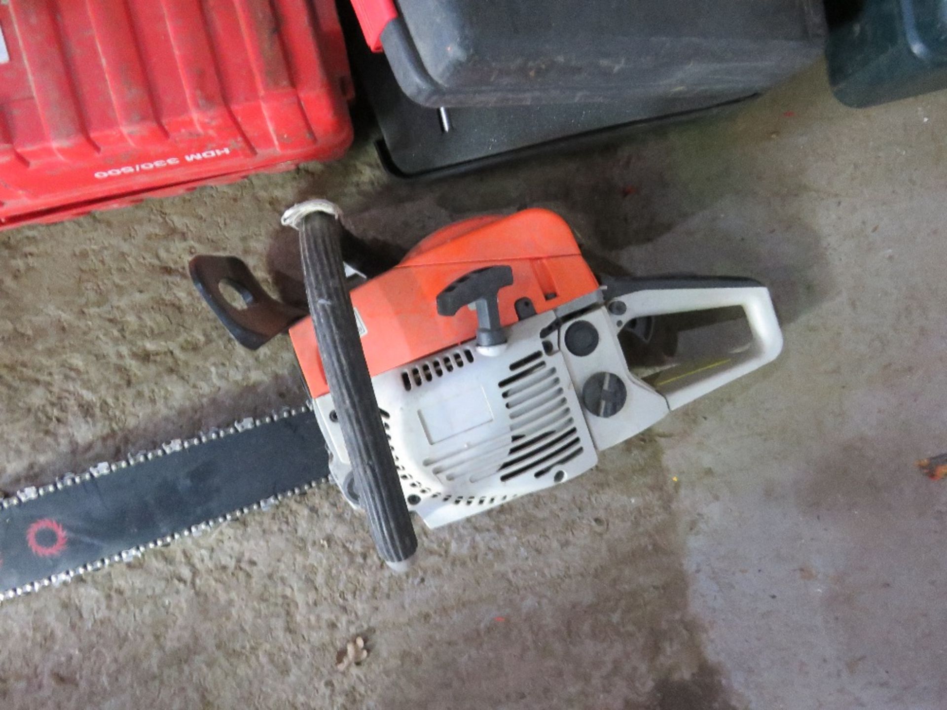 PETROL ENGINED CHAINSAW WITH INSTRUCTIONS. - Image 2 of 2