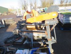 BELLE 110VOLT SLAB CUTTING SAWBENCH. THIS LOT IS SOLD UNDER THE AUCTIONEERS MARGIN SCHEME, THEREFOR