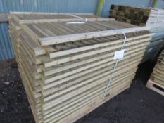 STACK OF APPROXIMATELY 29NO PRESSURE TREATED FEATHER EDGE FENCE PANELS, 1.5M X 1.83M APPROX.
