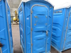 PORTABLE SITE TOILET. PLEASE SEE IMAGES FOR CONDITION AND TO SEE FITTED EQUIPMENT. THIS LOT IS SOLD