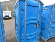 PORTABLE SITE TOILET. PLEASE SEE IMAGES FOR CONDITION AND TO SEE FITTED EQUIPMENT. THIS LOT IS SOLD