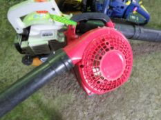 2 X HAND HELD BLOWERS: STIHL AND ANOTHER. THIS LOT IS SOLD UNDER THE AUCTIONEERS MARGIN SCHEME, THER