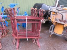 10 X LARGE BUILDERS TRESTLE STANDS. NO VAT ON HAMMER PRICE.