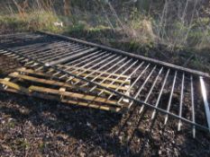 LARGE SLIDING GATE WITH SPIKED TOP, 16FT X 6FT APPROX. THIS LOT IS SOLD UNDER THE AUCTIONEERS MARGIN