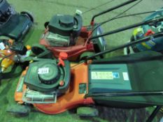 2 X SOVEREIGH PETROL MOWERS. THIS LOT IS SOLD UNDER THE AUCTIONEERS MARGIN SCHEME, THEREFORE NO VAT