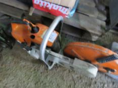 STIHL TS400 PETROL CUT OFF SAW WITH DISC. SOLD UNDER THE AUCTIONEERS MARGIN SCHEME THEREFORE NO VAT