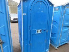 PORTABLE SITE TOILET. PLEASE SEE IMAGES FOR CONDITION AND TO SEE FITTED EQUIPMENT. THIS LOT IS SOLD