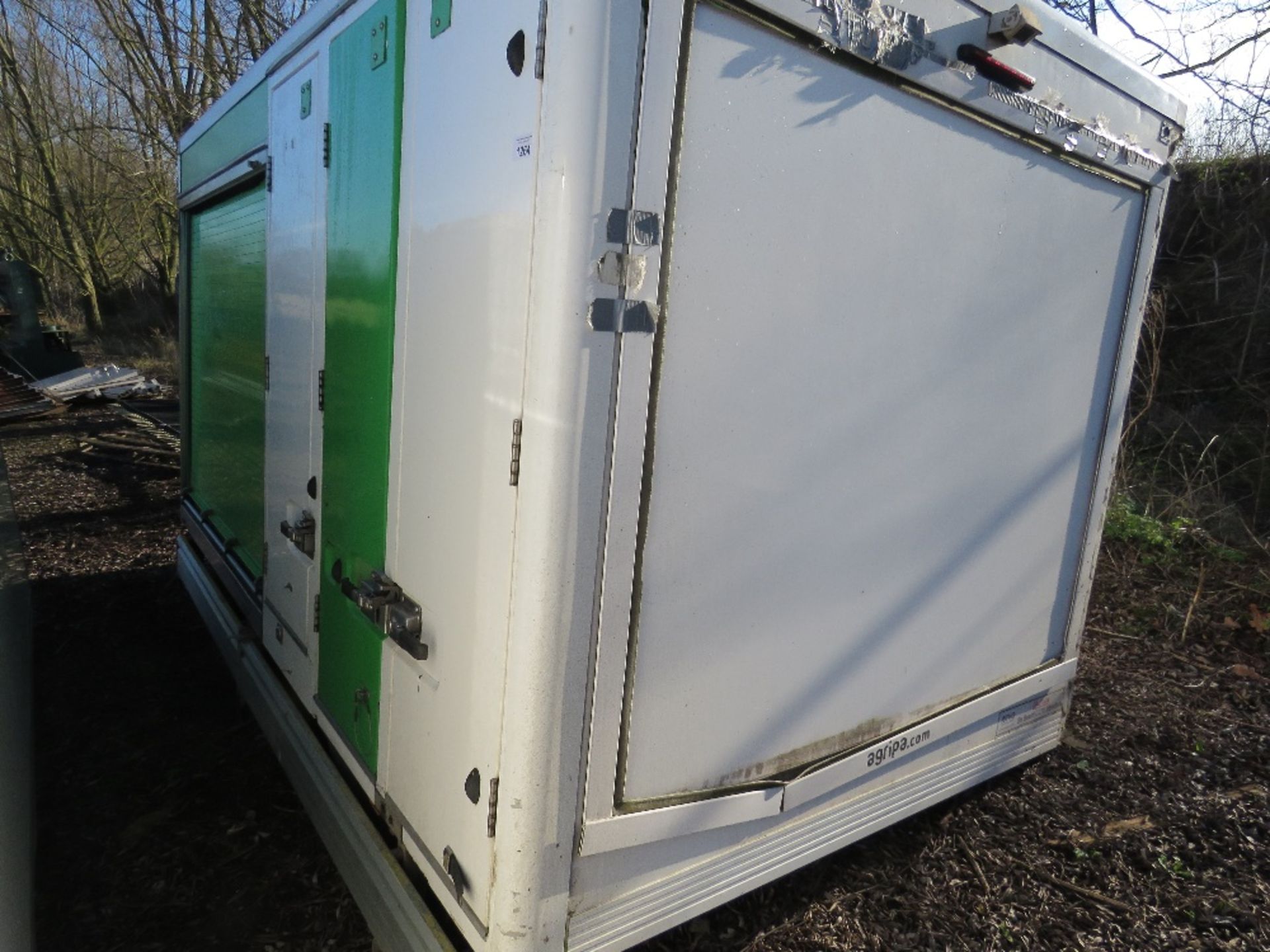 PANELTEX MULTI COMPARTMENT FRIDGE DELIVERY BODY, 12FT LENGTH APPROX.