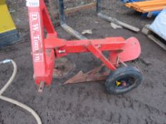 DW TOMLIN SINGLE FURROW PLOUGH FOR COMPACT TRACTOR.