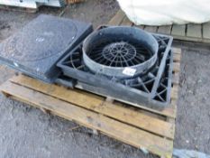 4 X INSPECTION DRAINAGE COVERS. THIS LOT IS SOLD UNDER THE AUCTIONEERS MARGIN SCHEME, THEREFORE NO V