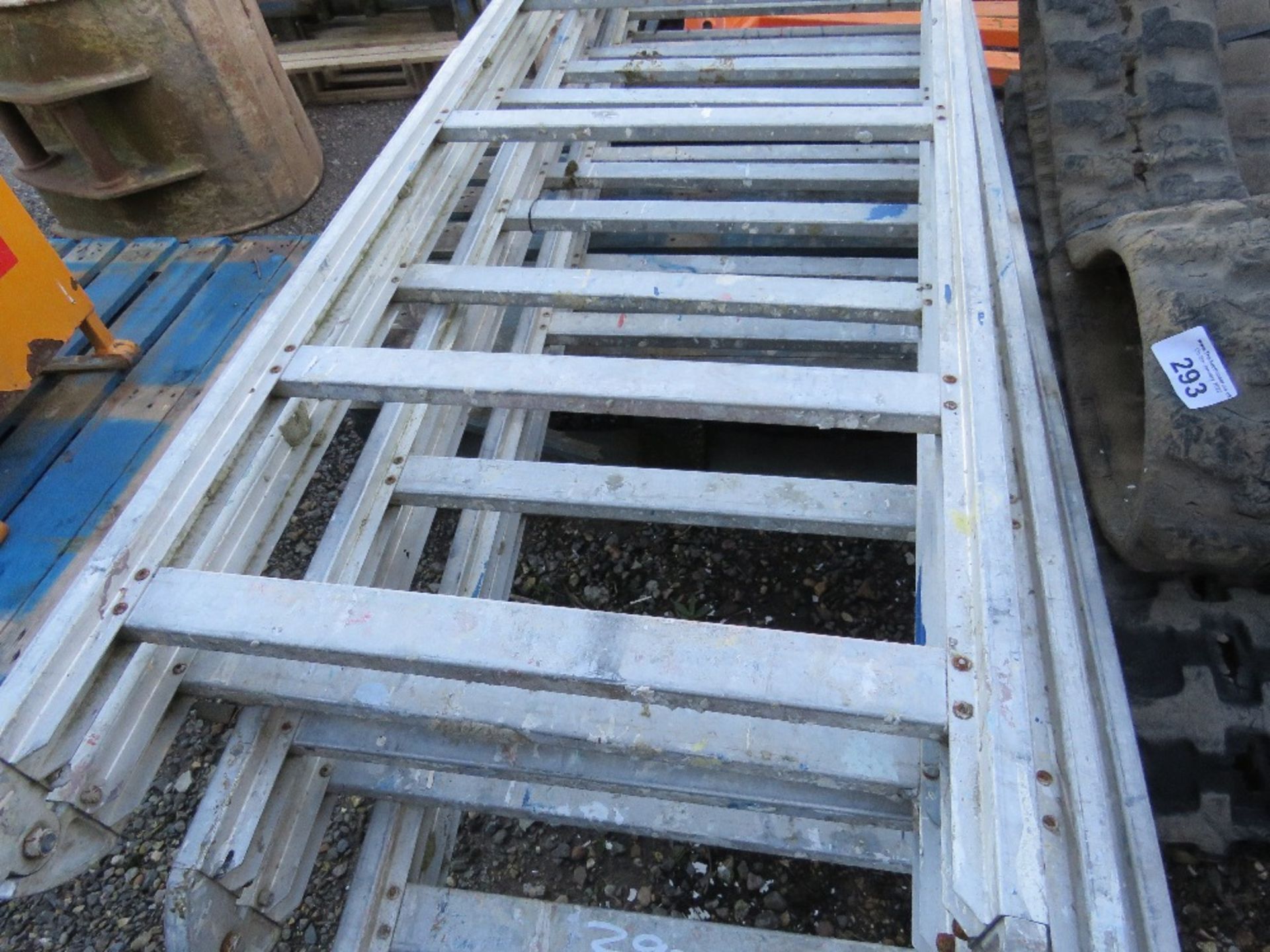 3 X ALUMINIUM TRESTLE UNITS. - Image 3 of 3