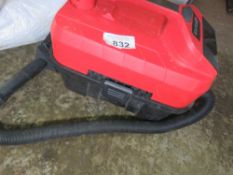 EINHELL BATTERY POWERED VACUUM UNIT WITH BATTERY AND CHARGER. THIS LOT IS SOLD UNDER THE AUCTIONEERS