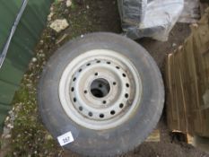 4 X 165R13C13 TRAILER TYPE WHEELS AND TYRES.