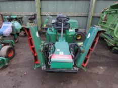 RANSOMES 213 TRIPLE MOWER WITH KUBOTA ENGINE. WHEN TESTED WAS SEEN TO RUN, DRIVE, MOWERS LIFTED AND