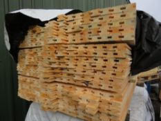 EXTRA LARGE STACK OF UNTREATED H SECTION BATTENS ( 2 X BUNDLES) @ 1.56M LENGTH X 55MM X 35MM APPROX,