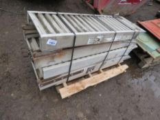 2 X SHORT FOLDING RAMPS 8FT TOTAL LENGTH APPROX. THIS LOT IS SOLD UNDER THE AUCTIONEERS MARGIN SCHE